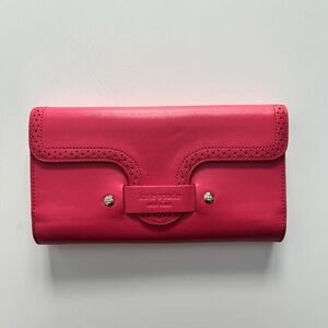 Kate Spade Pink Checkbook Wallet